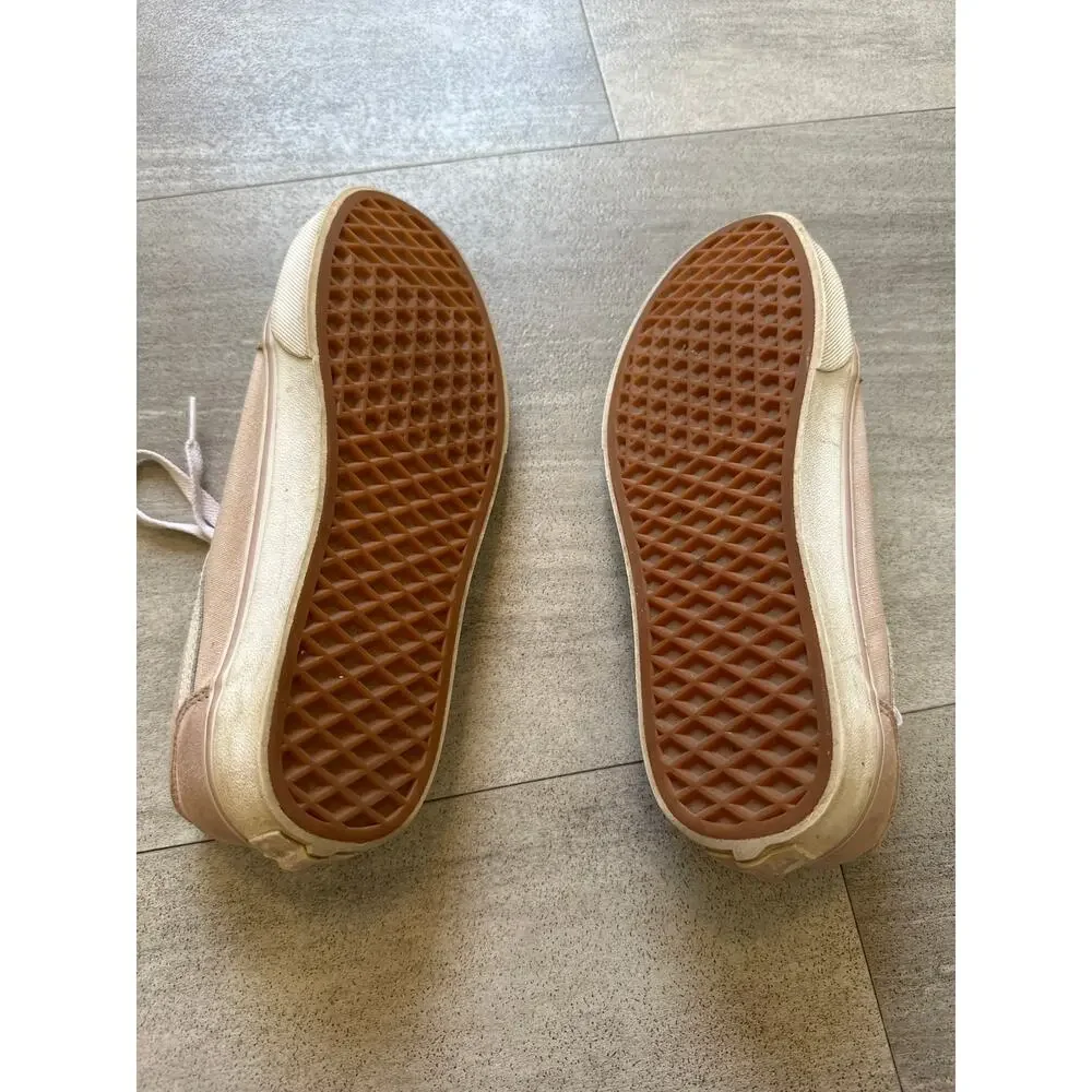 Vans Womens Off The Wall 500714 Light Pink Casual Shoes Sneakers Size 8